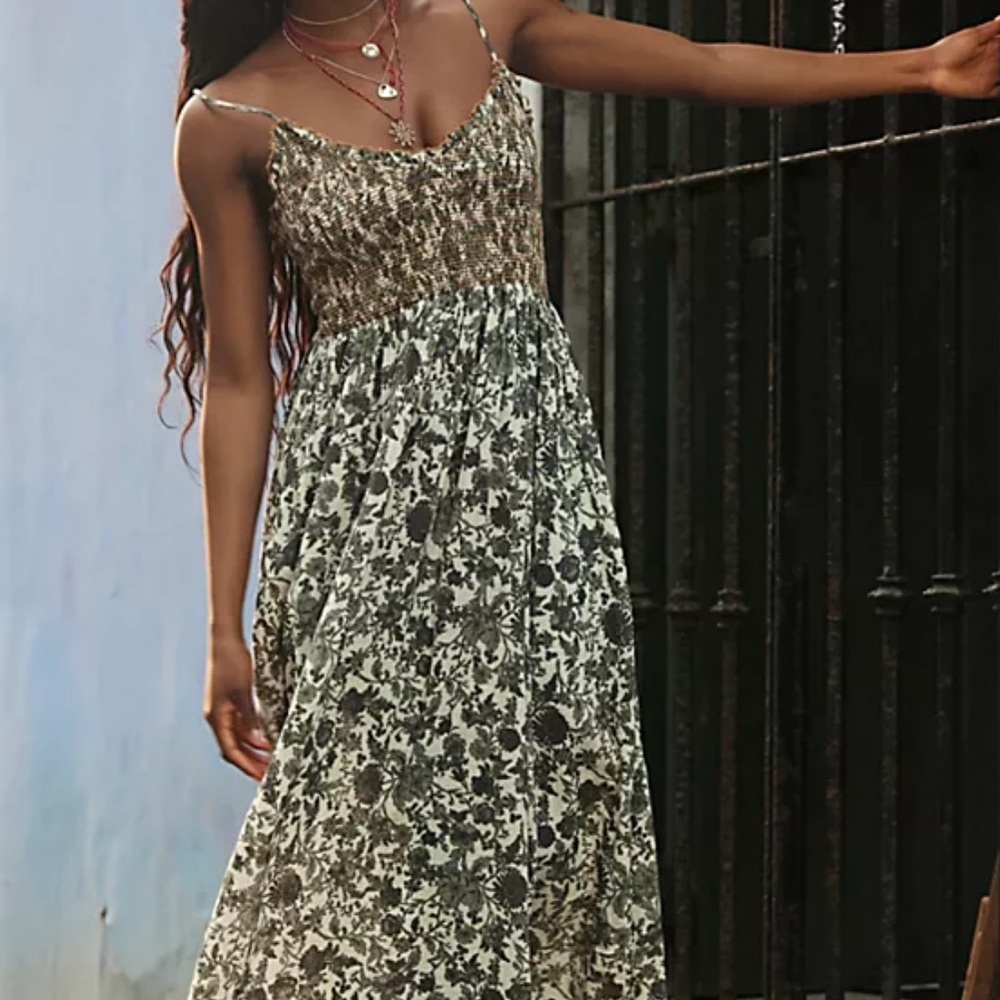 Free people sweet nothings midi dress